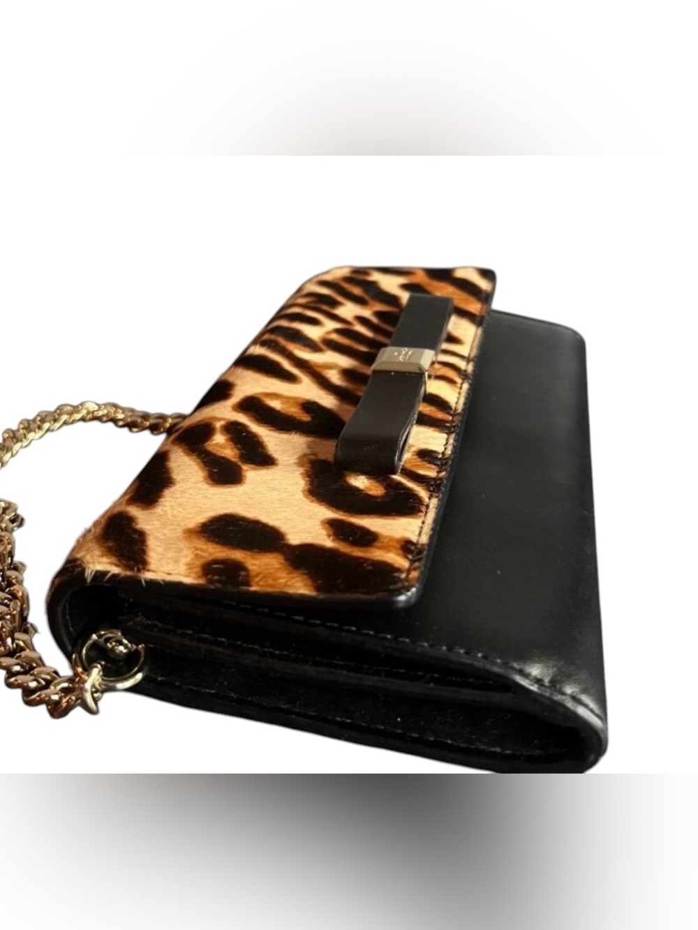 Kate Spade Rivas Street calfhair
Clutch Black Leather NWT - Picture 7 of 7